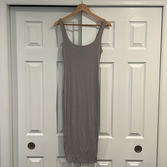 Naked Wardrobe Gray Dress - Picture 1 of 3